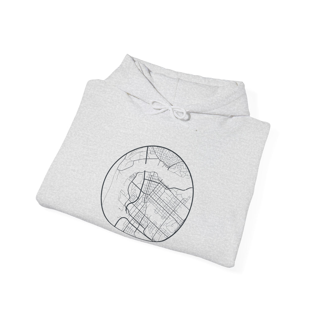 Chattanooga Street Map Hoodie
