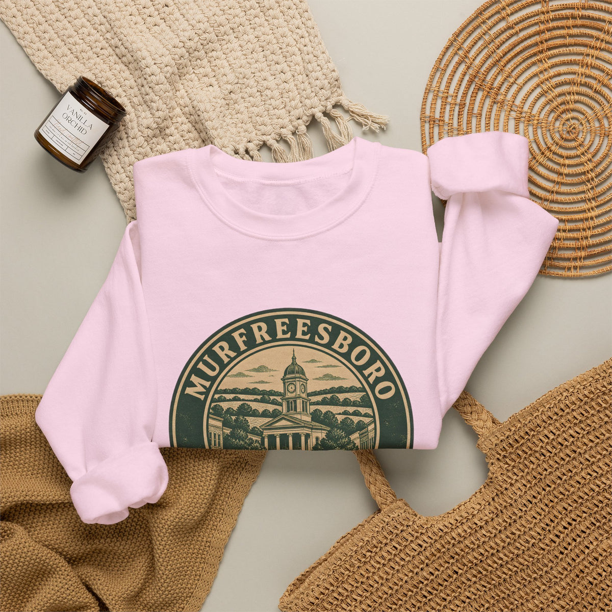 Murfreesboro Park Badge Crewneck Sweatshirt