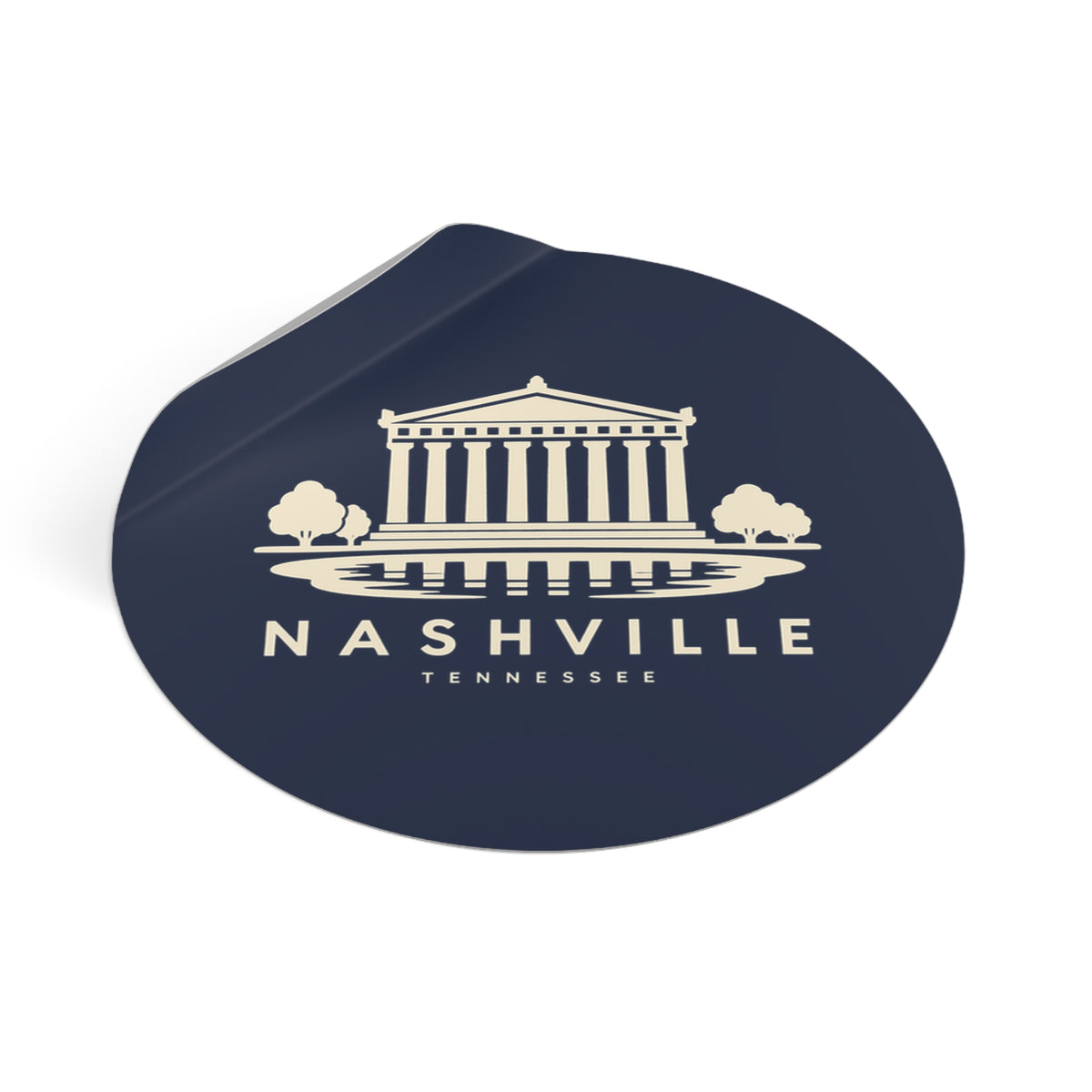 Nashville Parthenon Sticker (Navy)