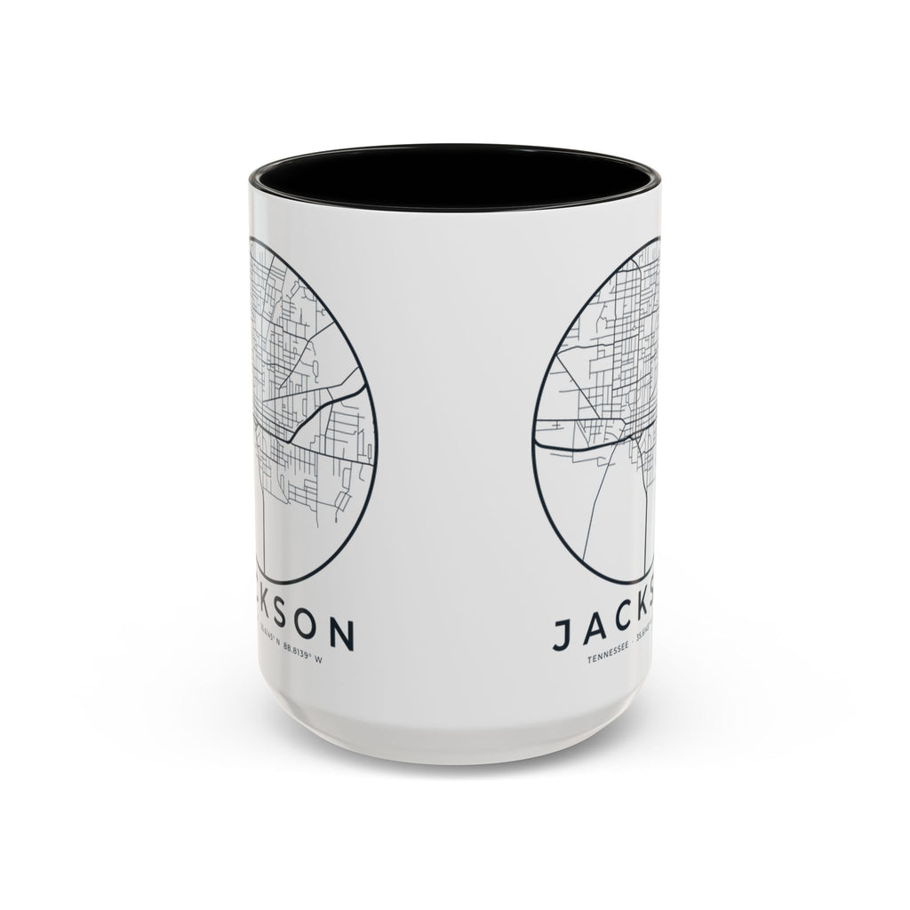 Jackson Street Map Accent Mug