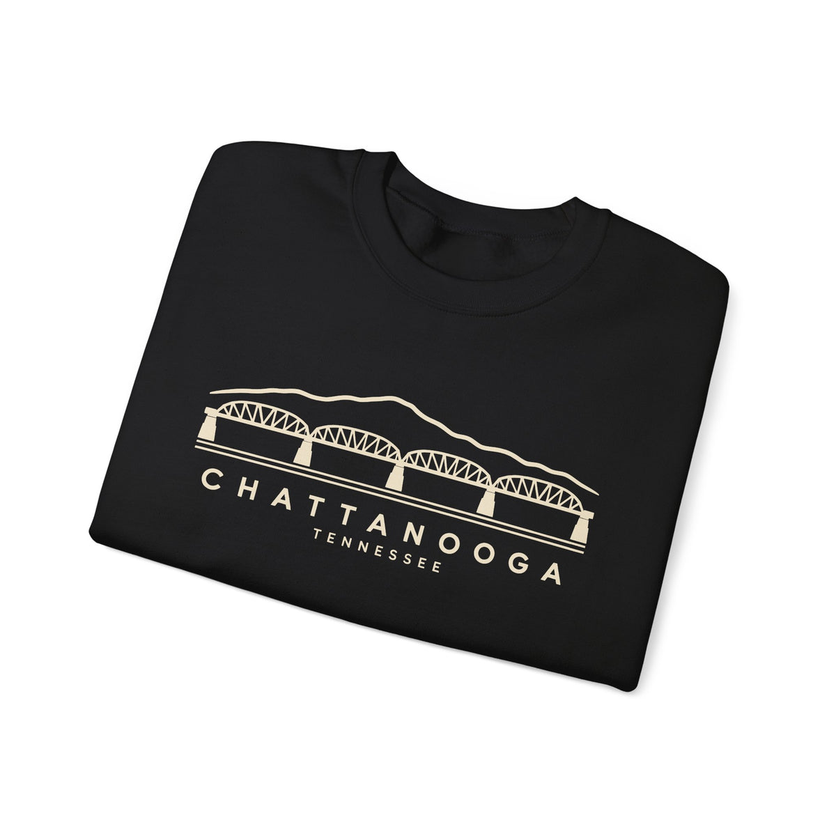 Chattanooga Walnut Street Bridge Crewneck Sweatshirt