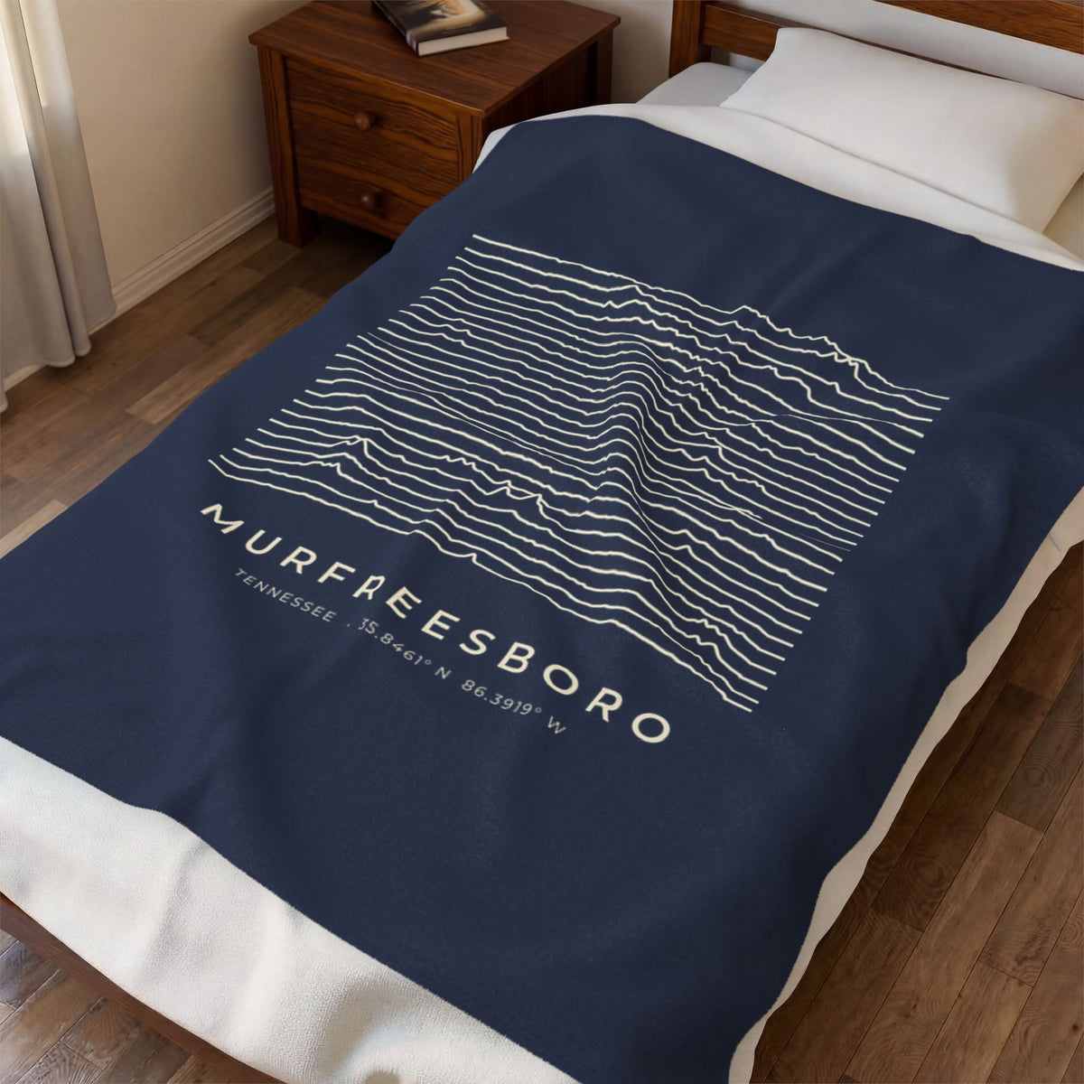 Murfreesboro Ridgeline Blanket (Navy)