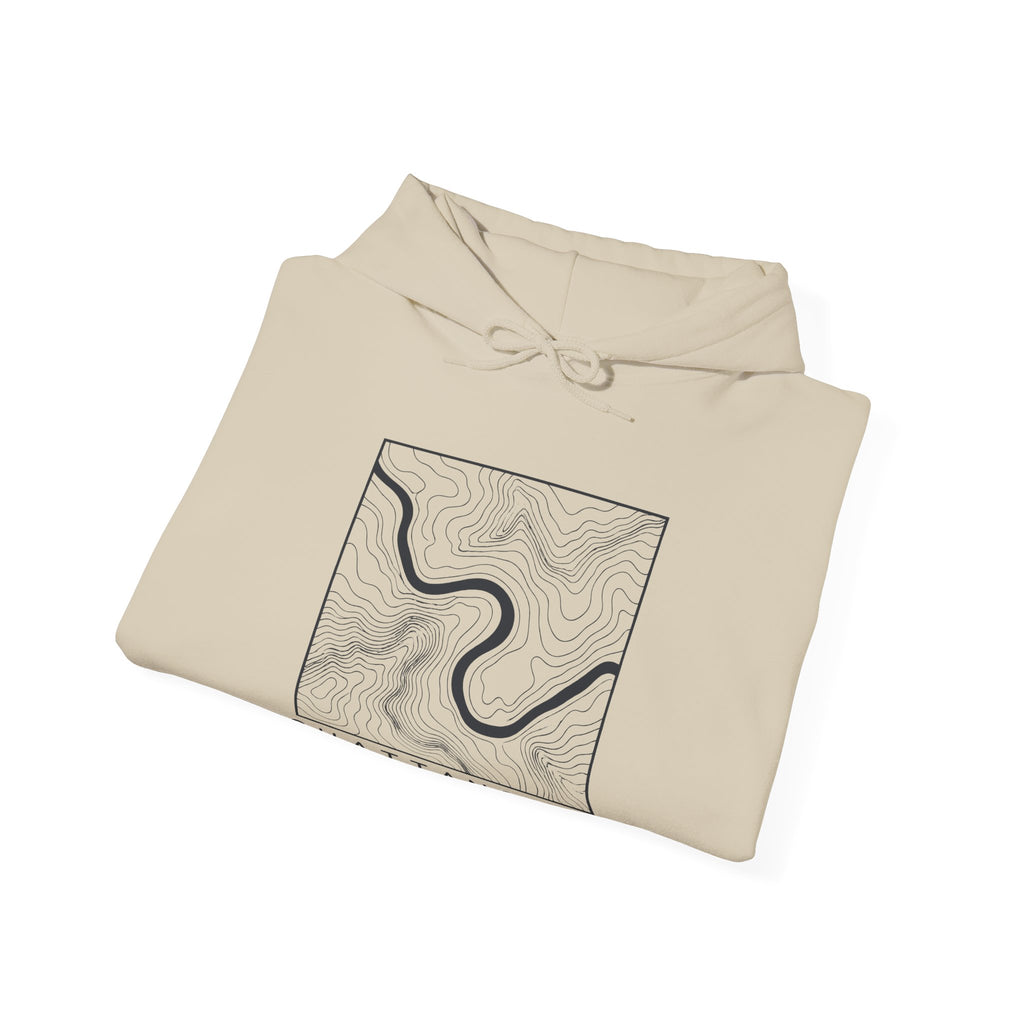 Chattanooga Topo Map Hoodie