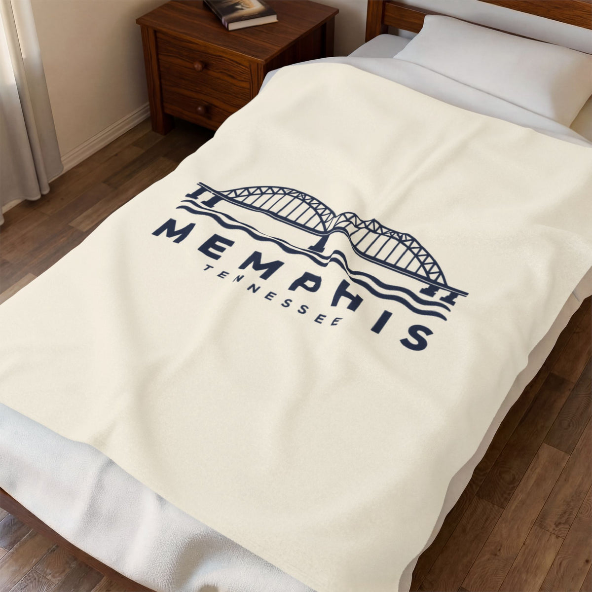 Memphis Hernando de Soto Bridge Blanket