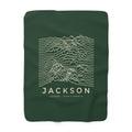 Jackson Ridgeline Sherpa Blanket (Forest Green)