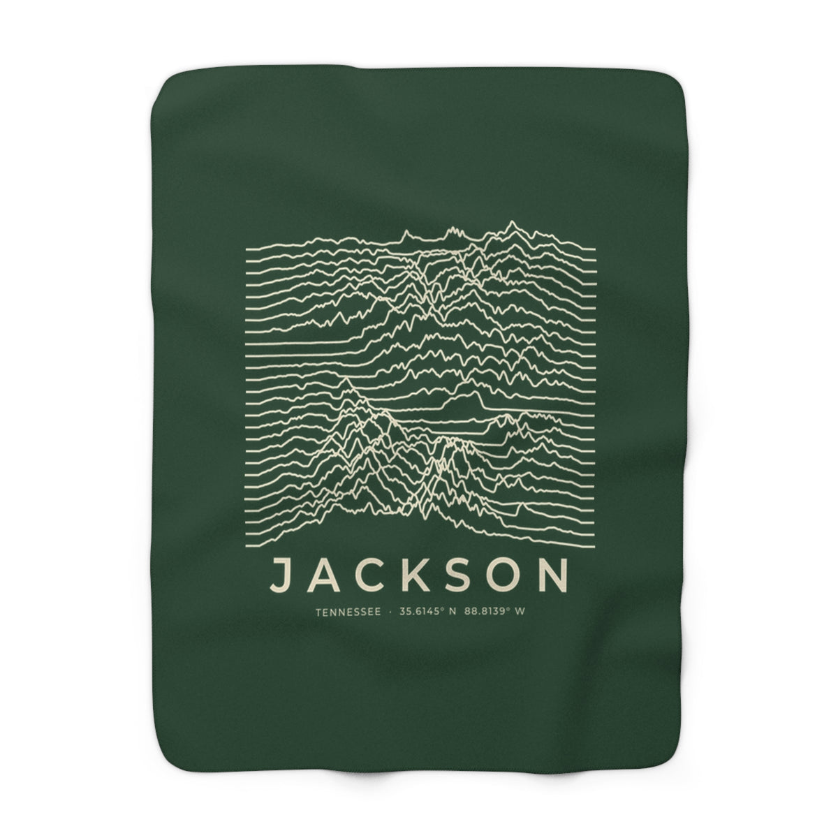 Jackson Ridgeline Sherpa Blanket (Forest Green)