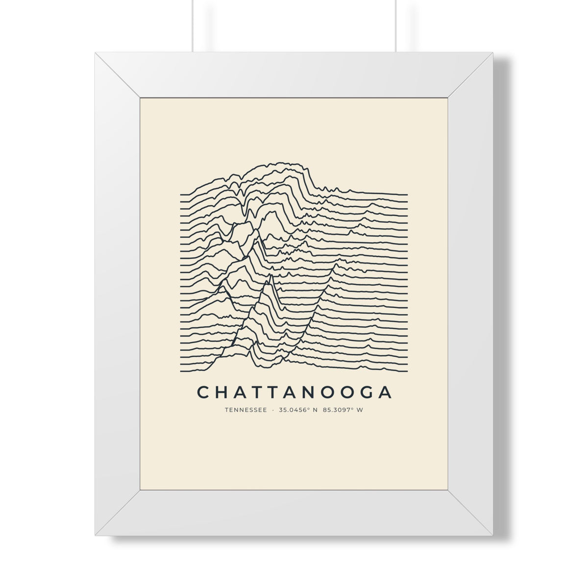 Chattanooga Ridgeline Framed Print