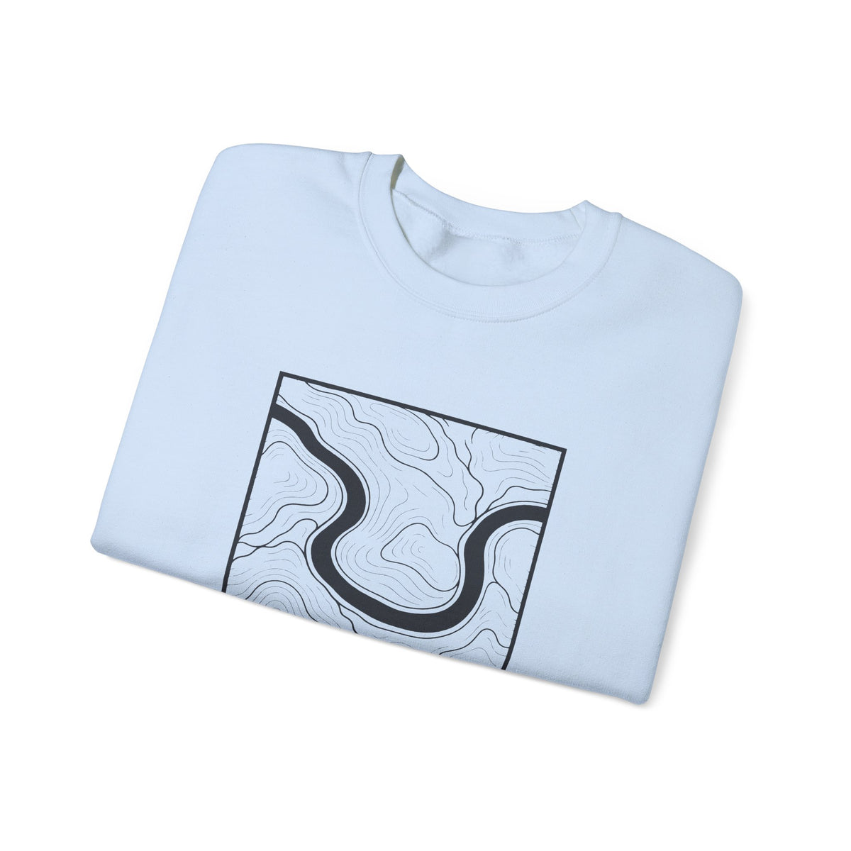 Nashville Topo Map Crewneck Sweatshirt