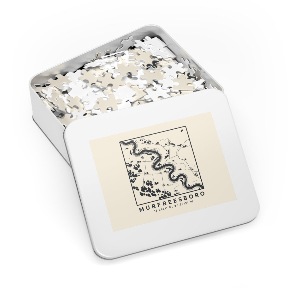 Murfreesboro Topo Map Puzzle