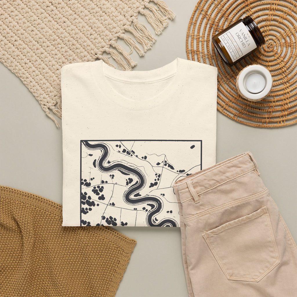 Murfreesboro Topo Map T-Shirt