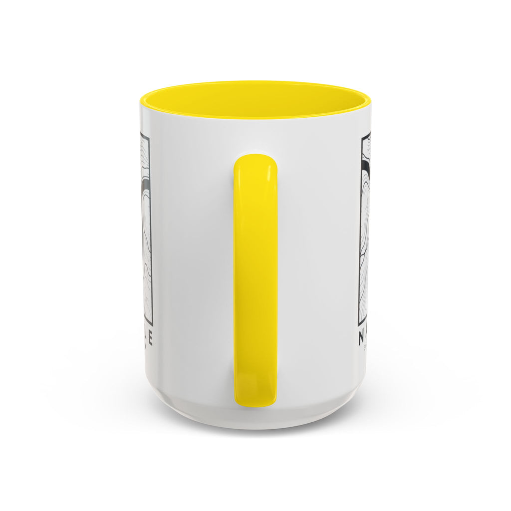 Nashville Topo Map Accent Mug
