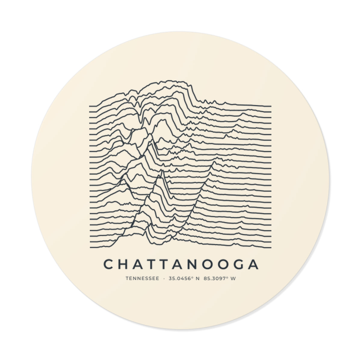 Chattanooga Ridgeline Sticker