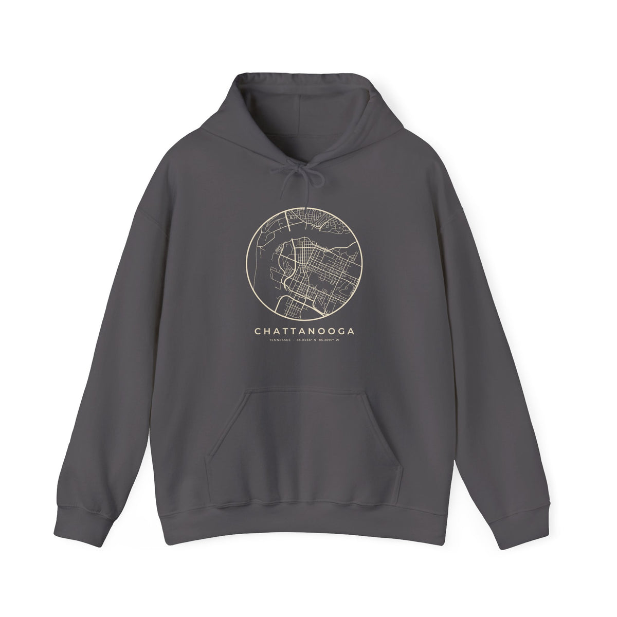 Chattanooga Street Map Hoodie