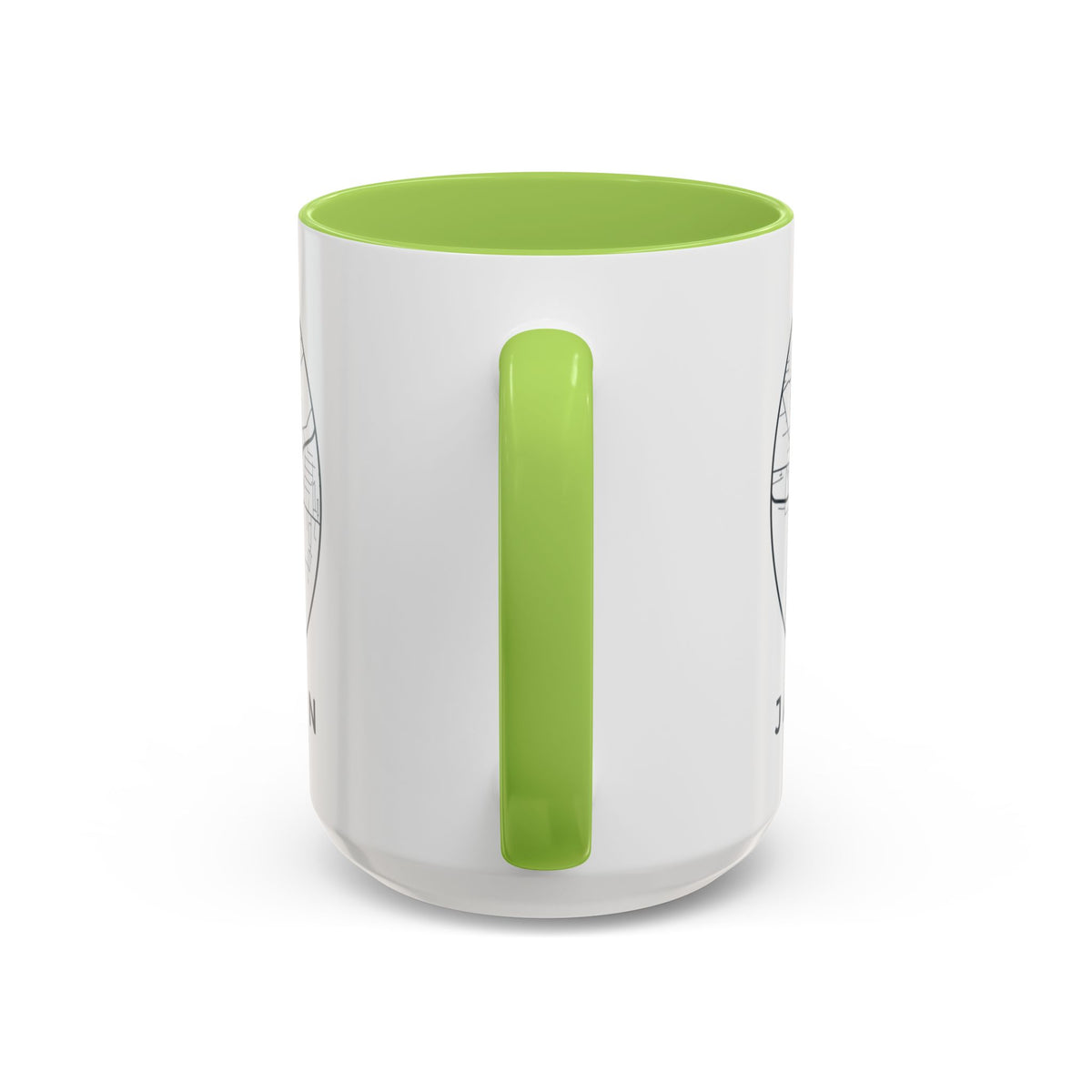 Jackson Street Map Accent Mug