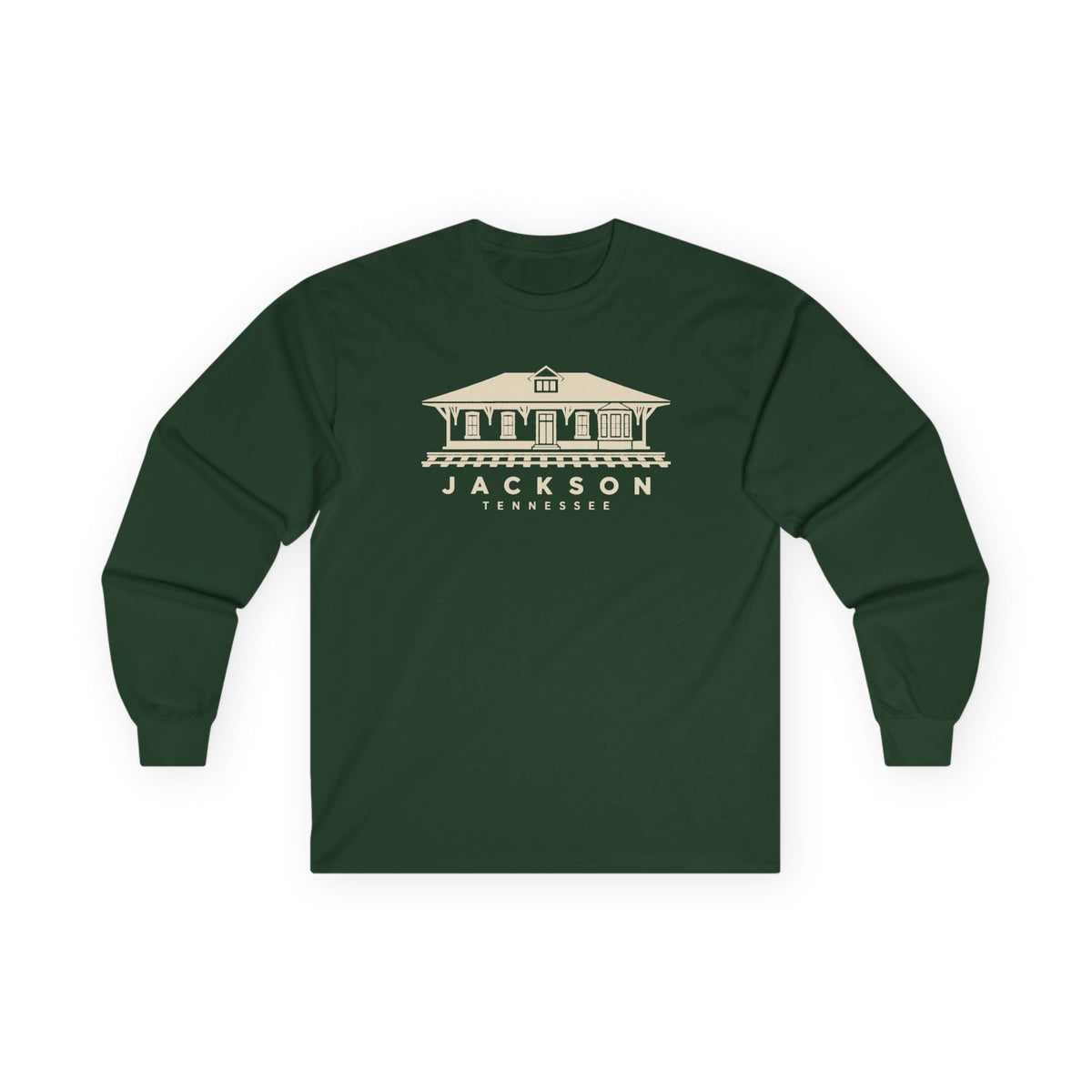 Jackson Train Depot Long Sleeve T-Shirt