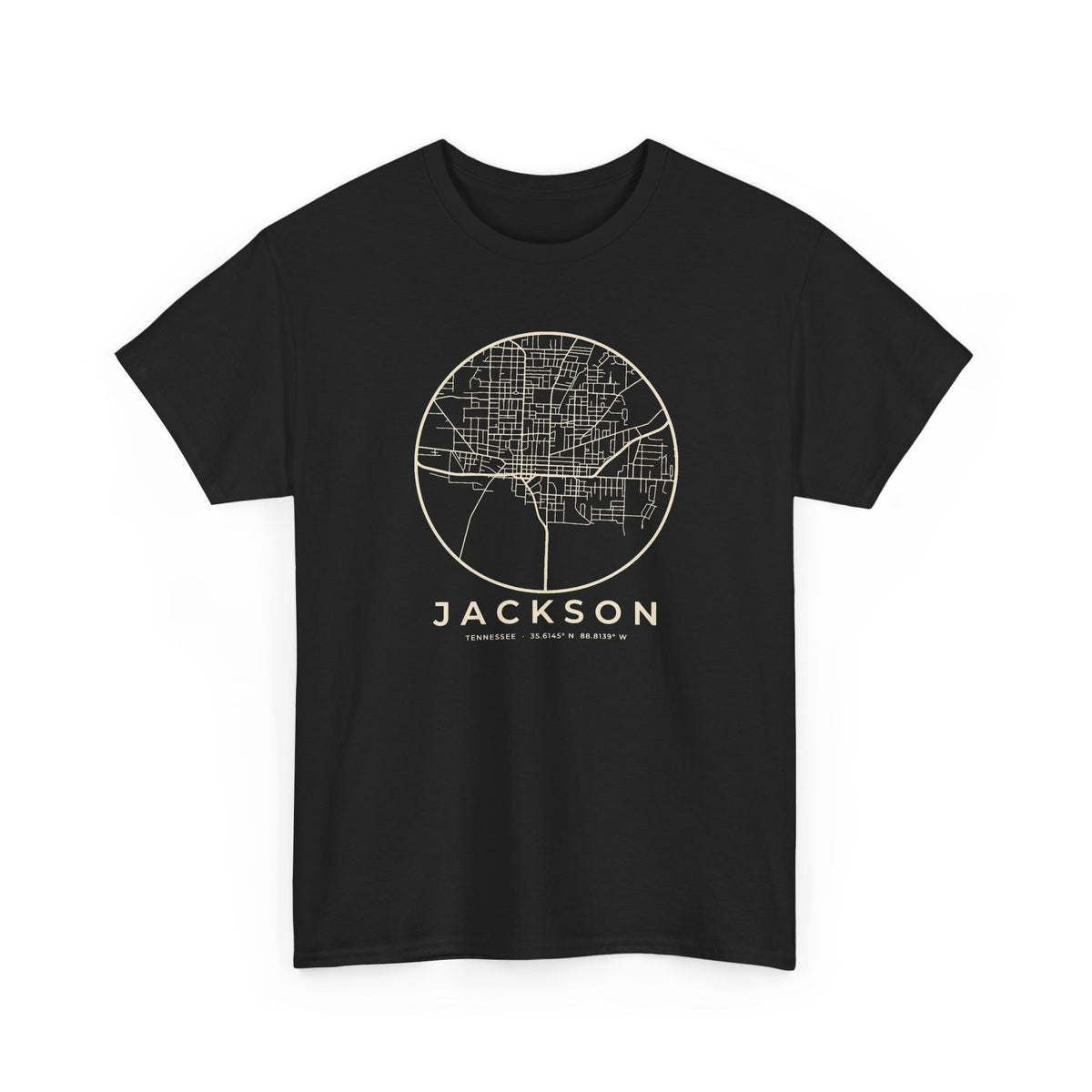 Jackson Street Map T-Shirt