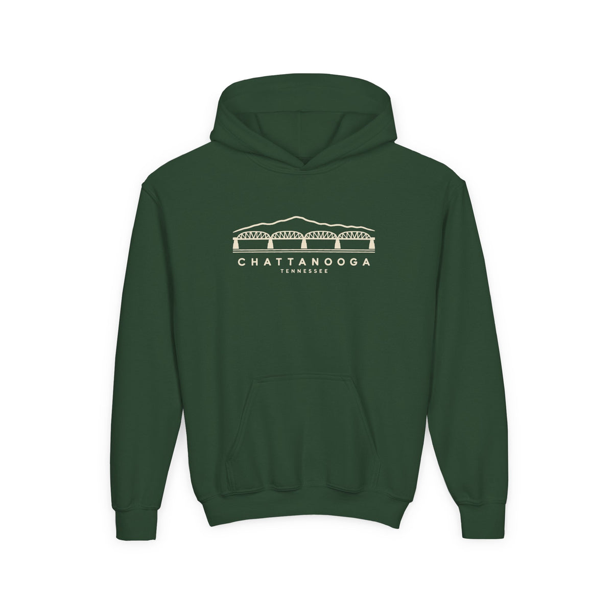 Chattanooga Walnut Street Bridge Kids Hoodie
