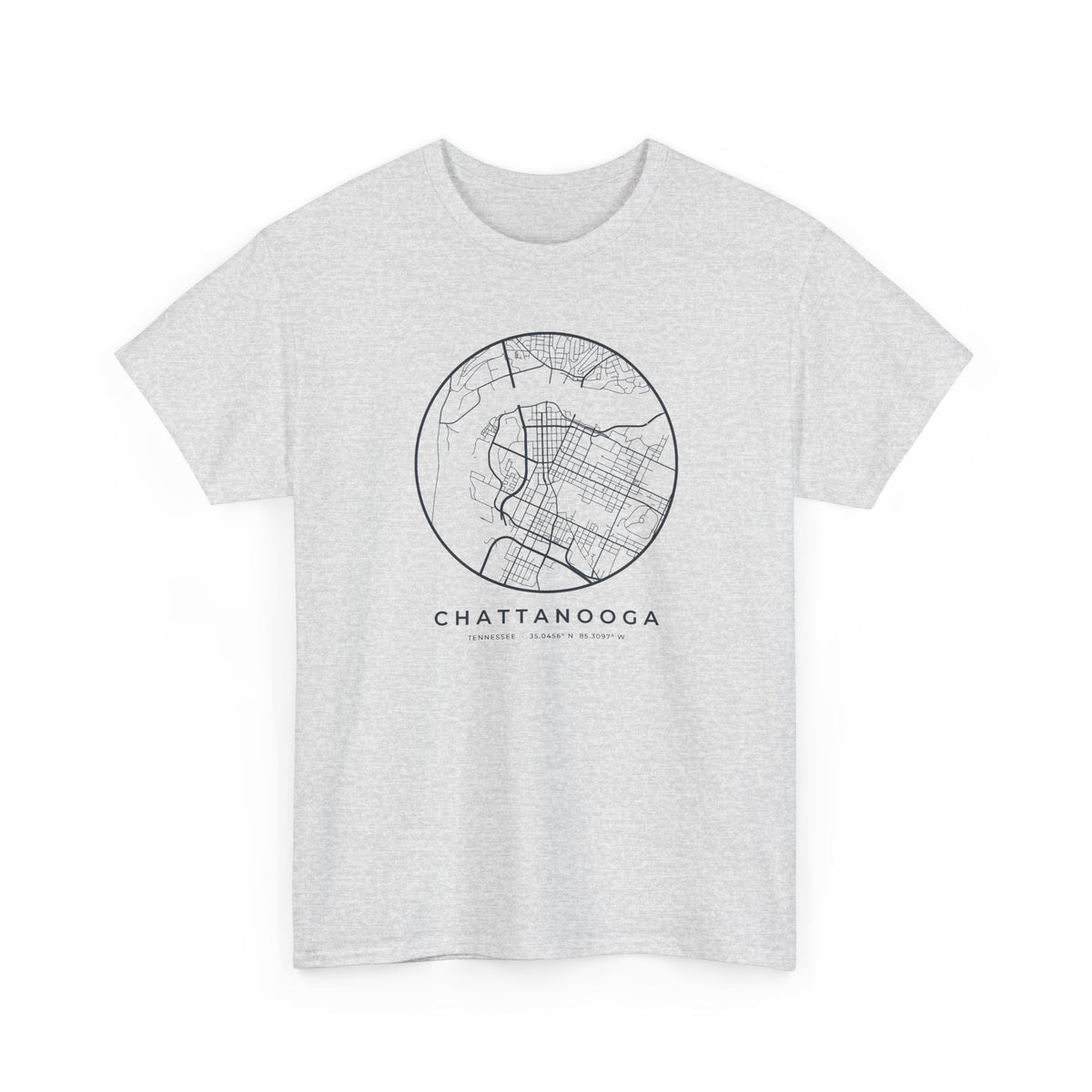 Chattanooga Street Map T-Shirt