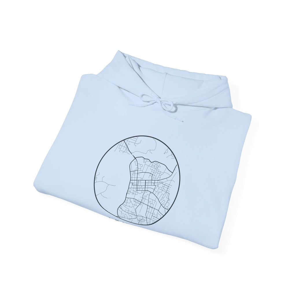 Clarksville Street Map Hoodie
