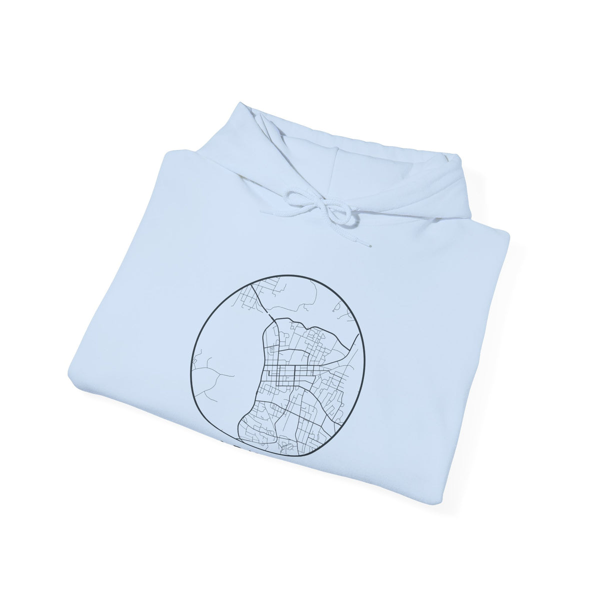 Clarksville Street Map Hoodie