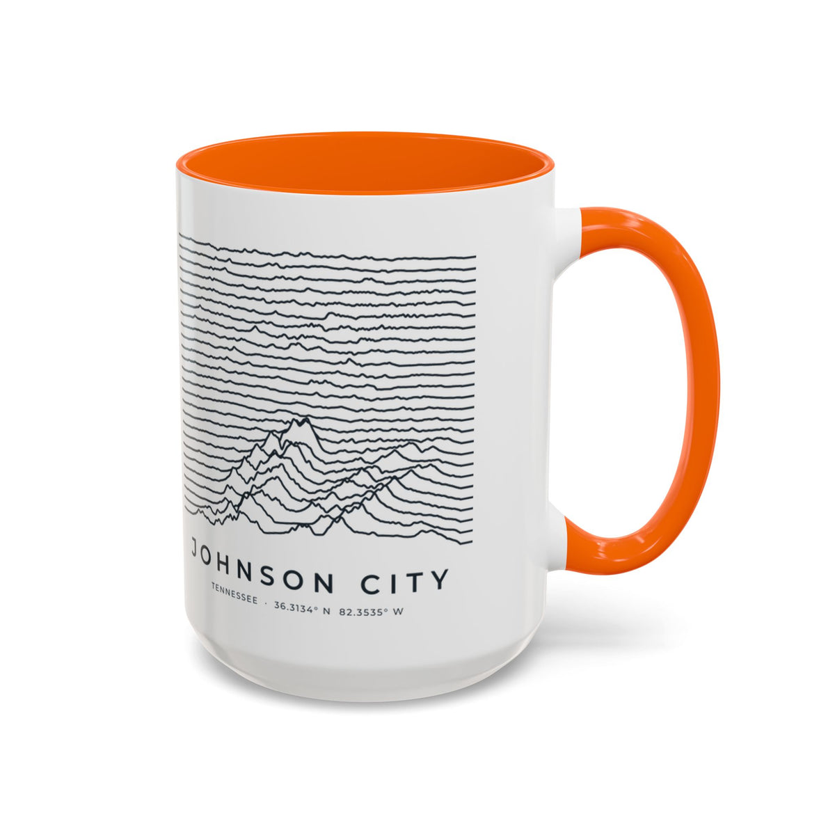 Johnson City Ridgeline Accent Mug