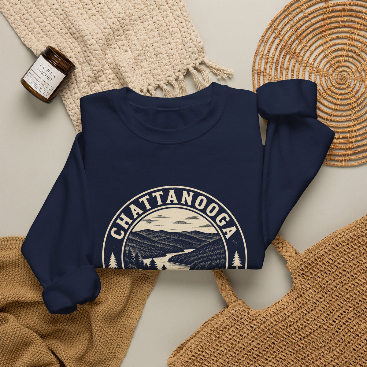 Chattanooga Park Badge Crewneck Sweatshirt