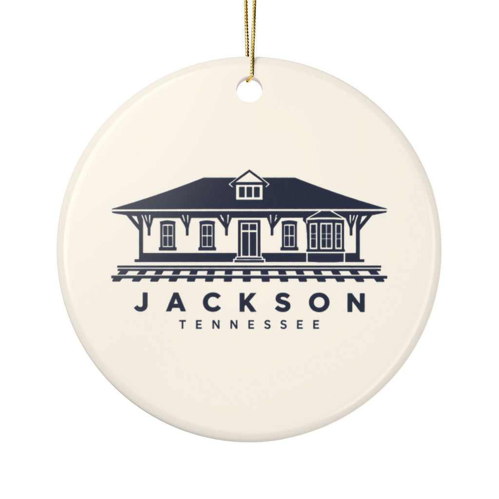 Jackson Train Depot Ornament