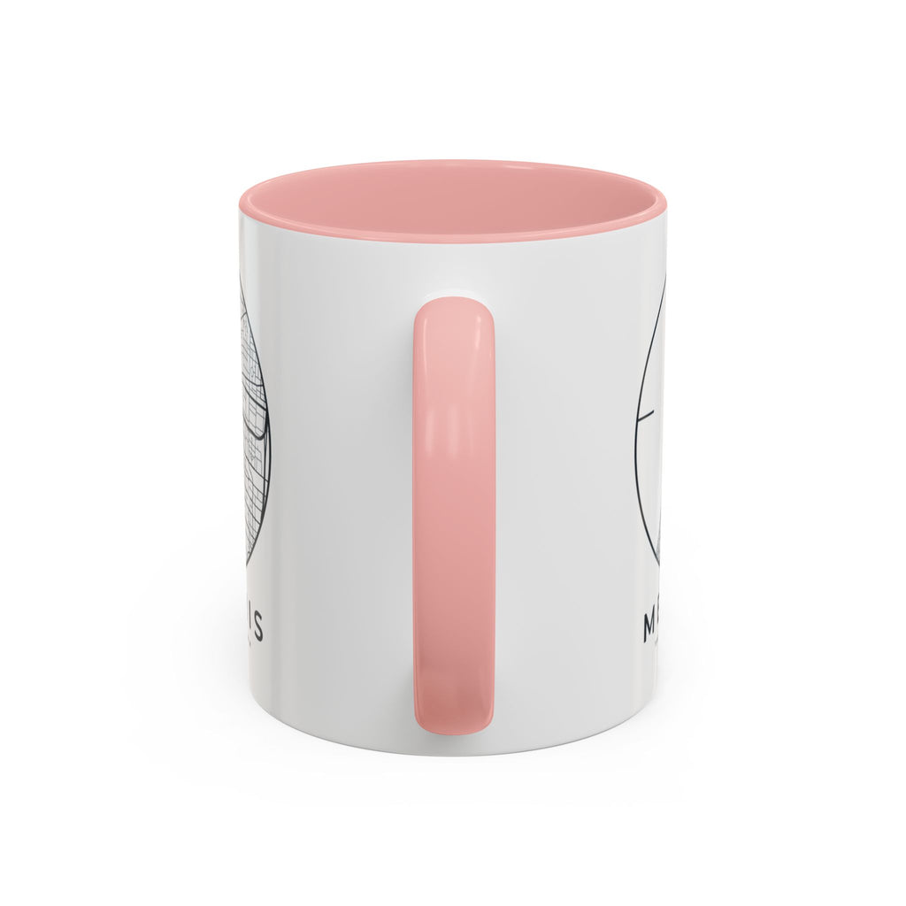 Memphis Street Map Accent Mug