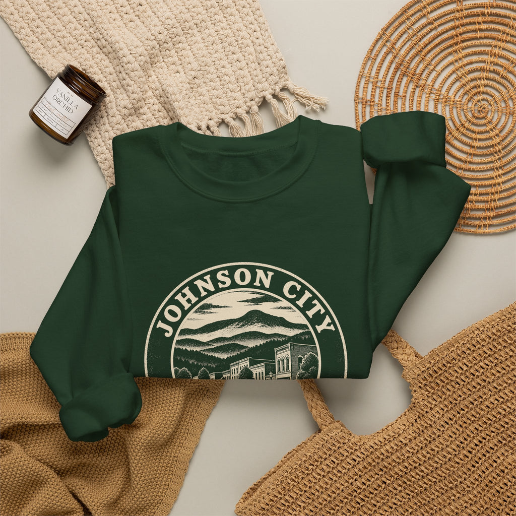 Johnson City Park Badge Crewneck Sweatshirt
