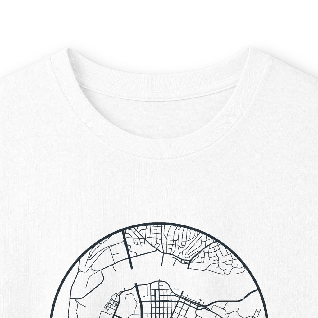 Chattanooga Street Map Long Sleeve T-Shirt