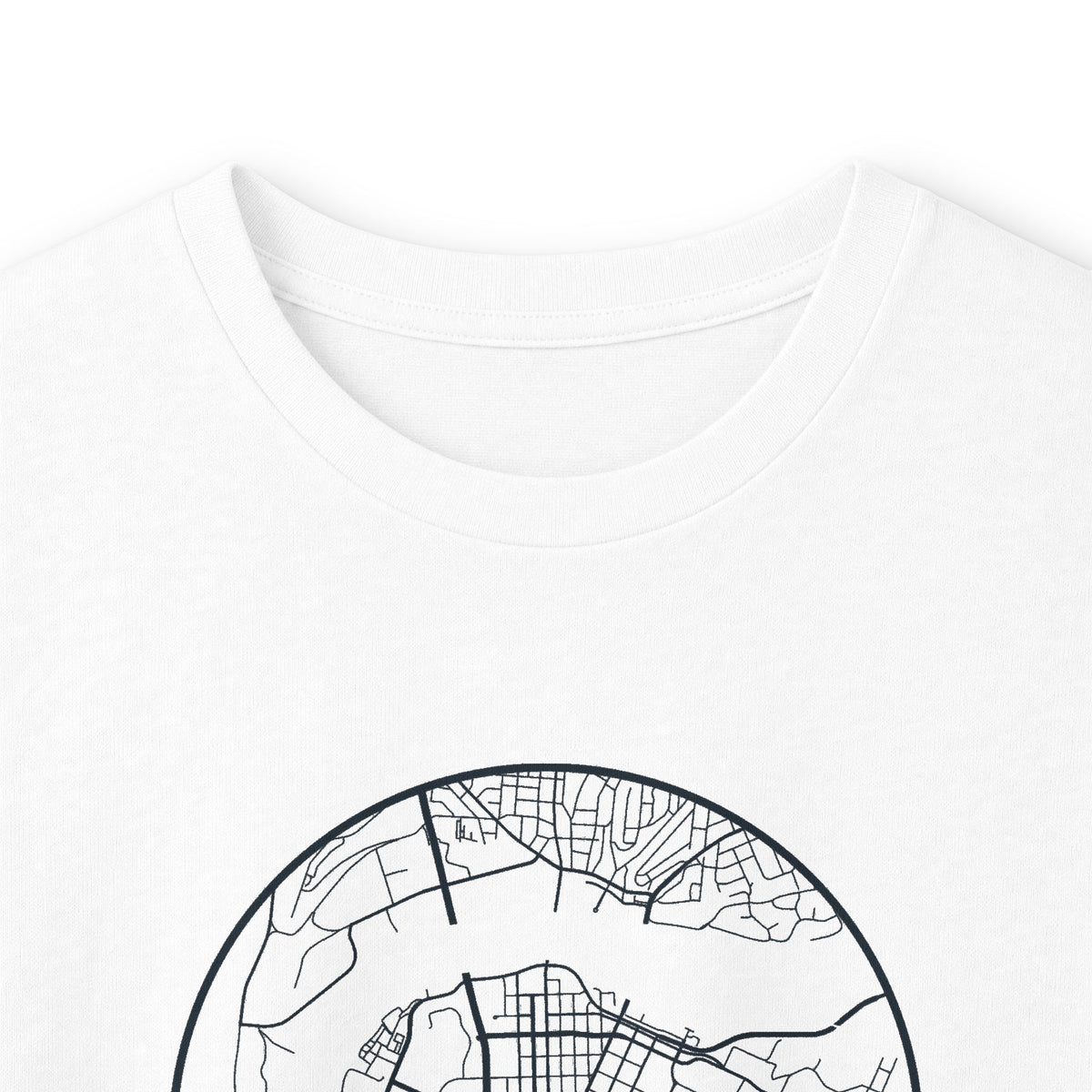 Chattanooga Street Map Long Sleeve T-Shirt