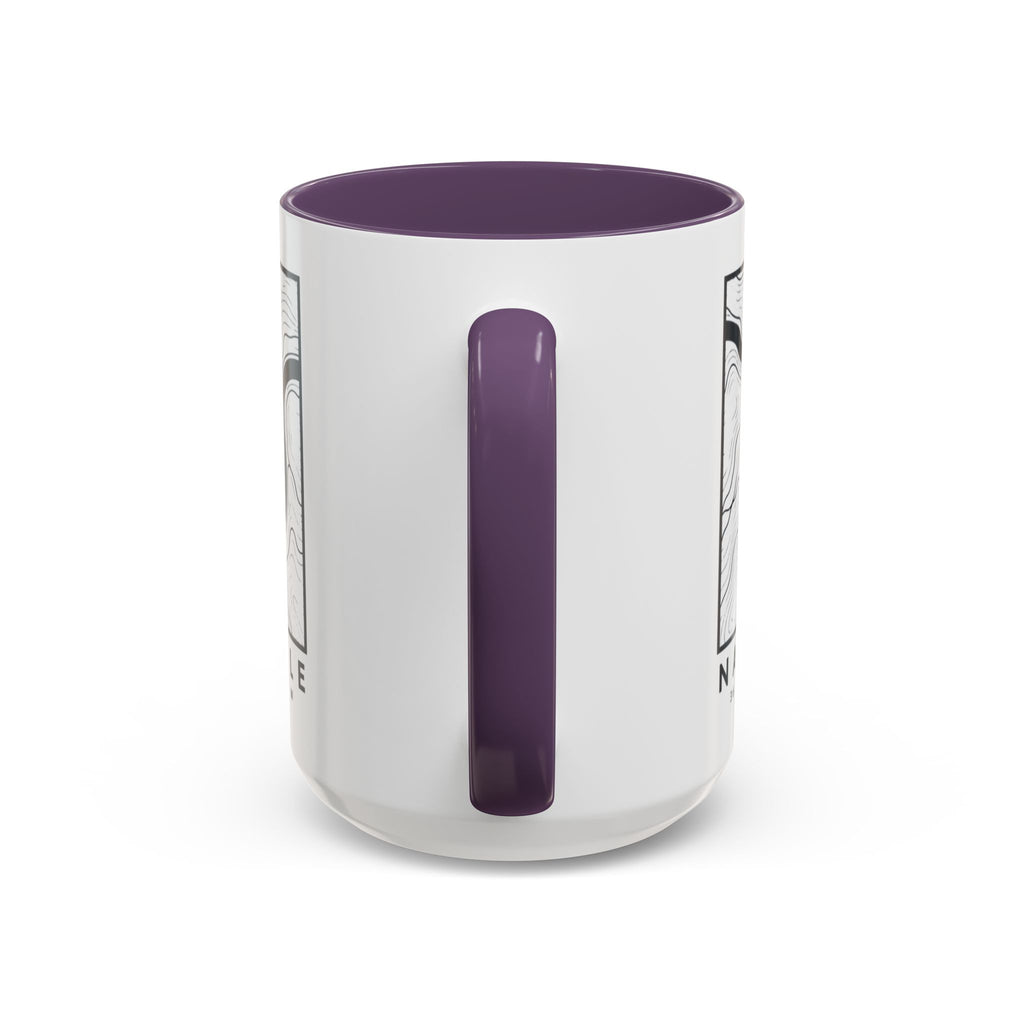 Nashville Topo Map Accent Mug