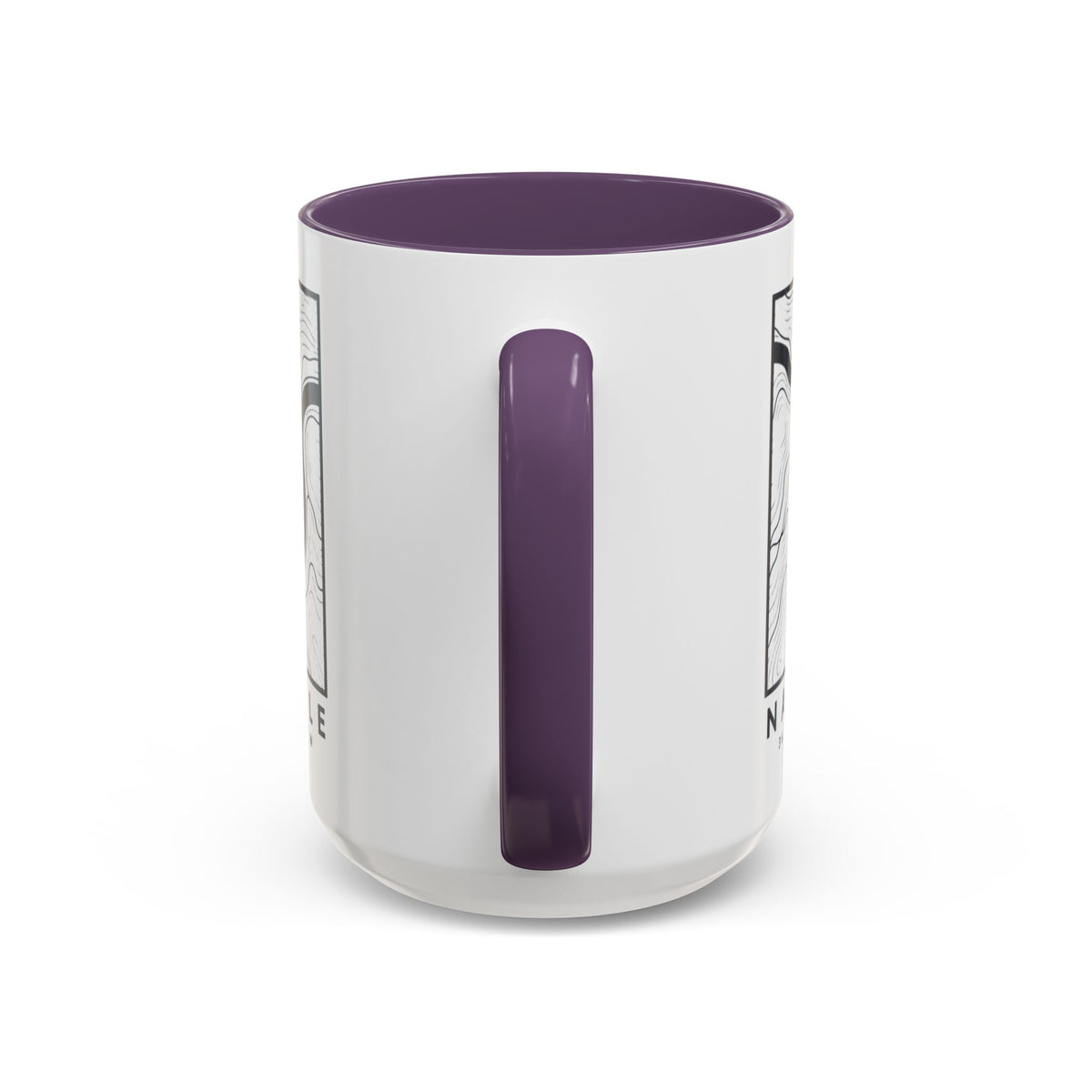 Nashville Topo Map Accent Mug