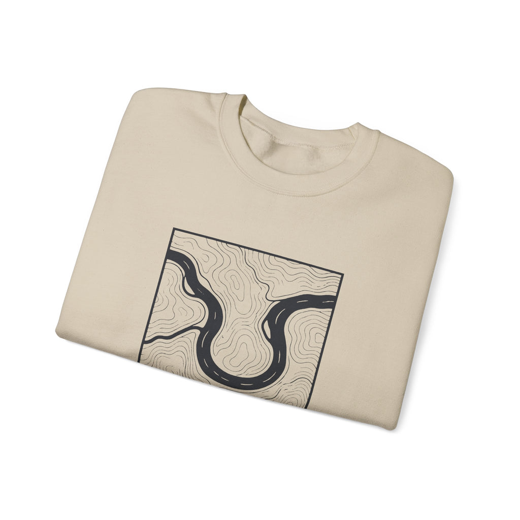 Knoxville Topo Map Crewneck Sweatshirt