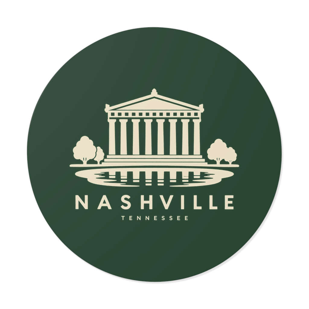 Nashville Parthenon Sticker (Forest Green)