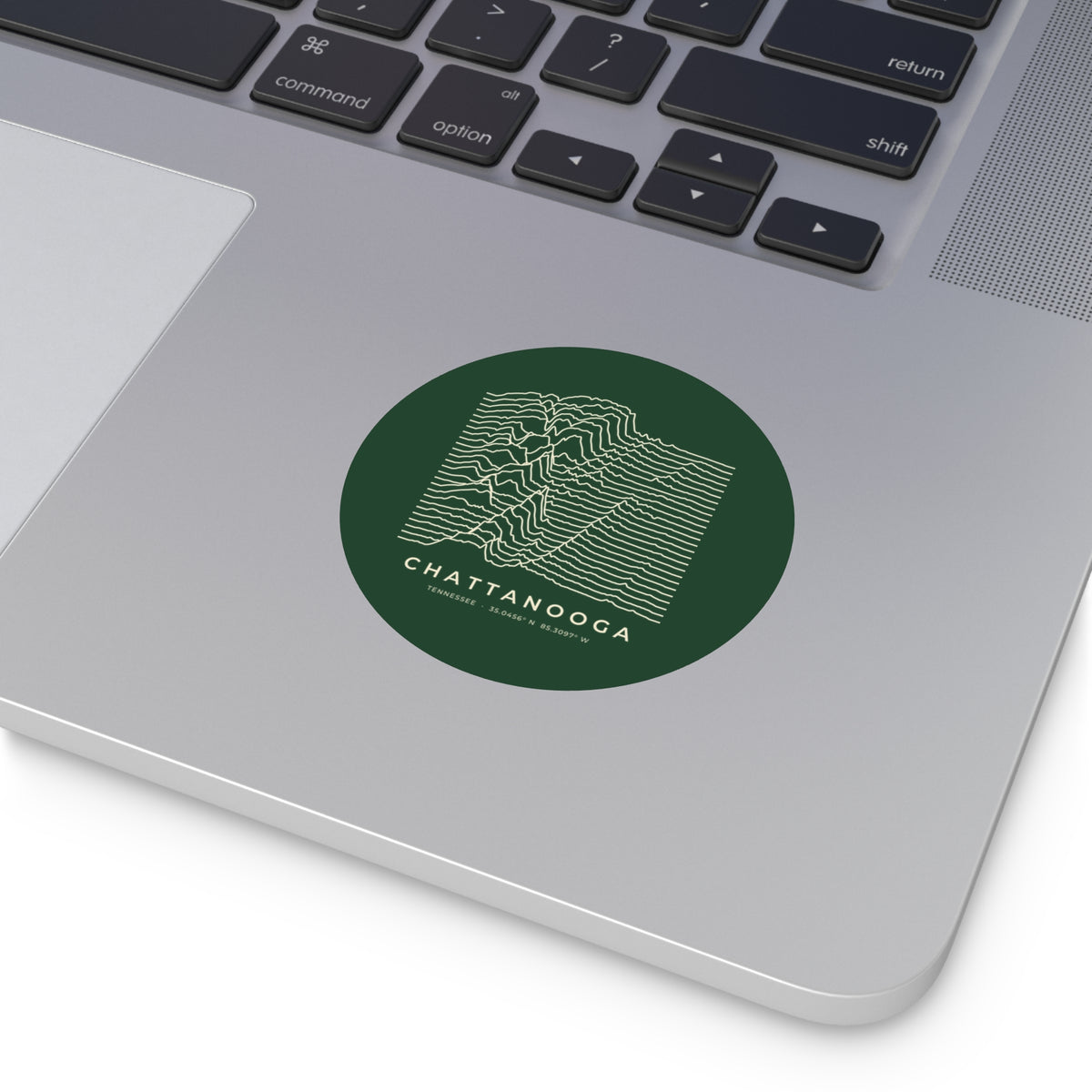 Chattanooga Ridgeline Sticker (Forest Green)