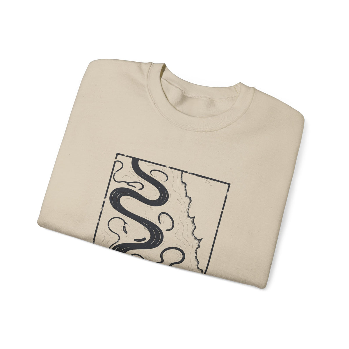 Memphis Topo Map Crewneck Sweatshirt