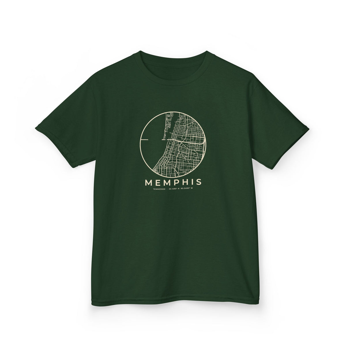 Memphis Street Map Kids T-Shirt