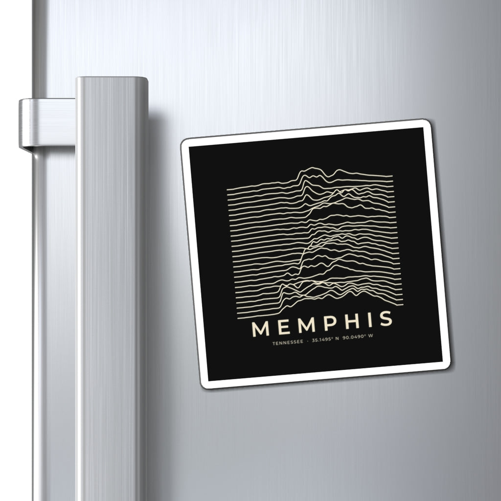 Memphis Ridgeline Magnet (Black)