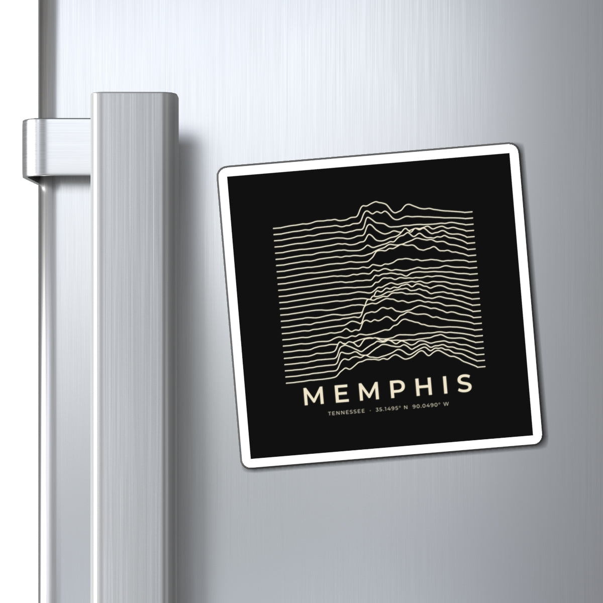 Memphis Ridgeline Magnet (Black)