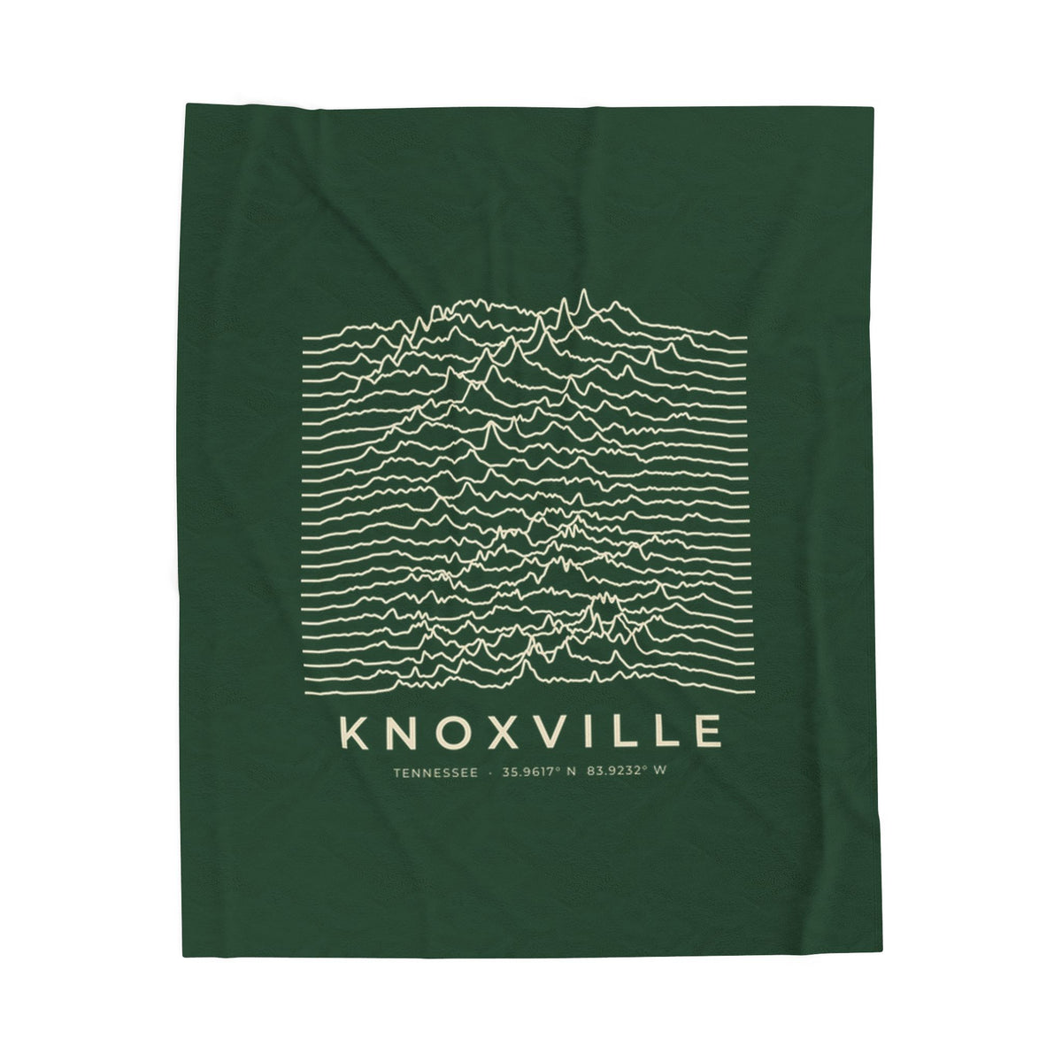 Knoxville Ridgeline Blanket (Forest Green)