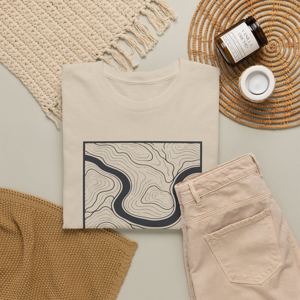 Nashville Topo Map T-Shirt