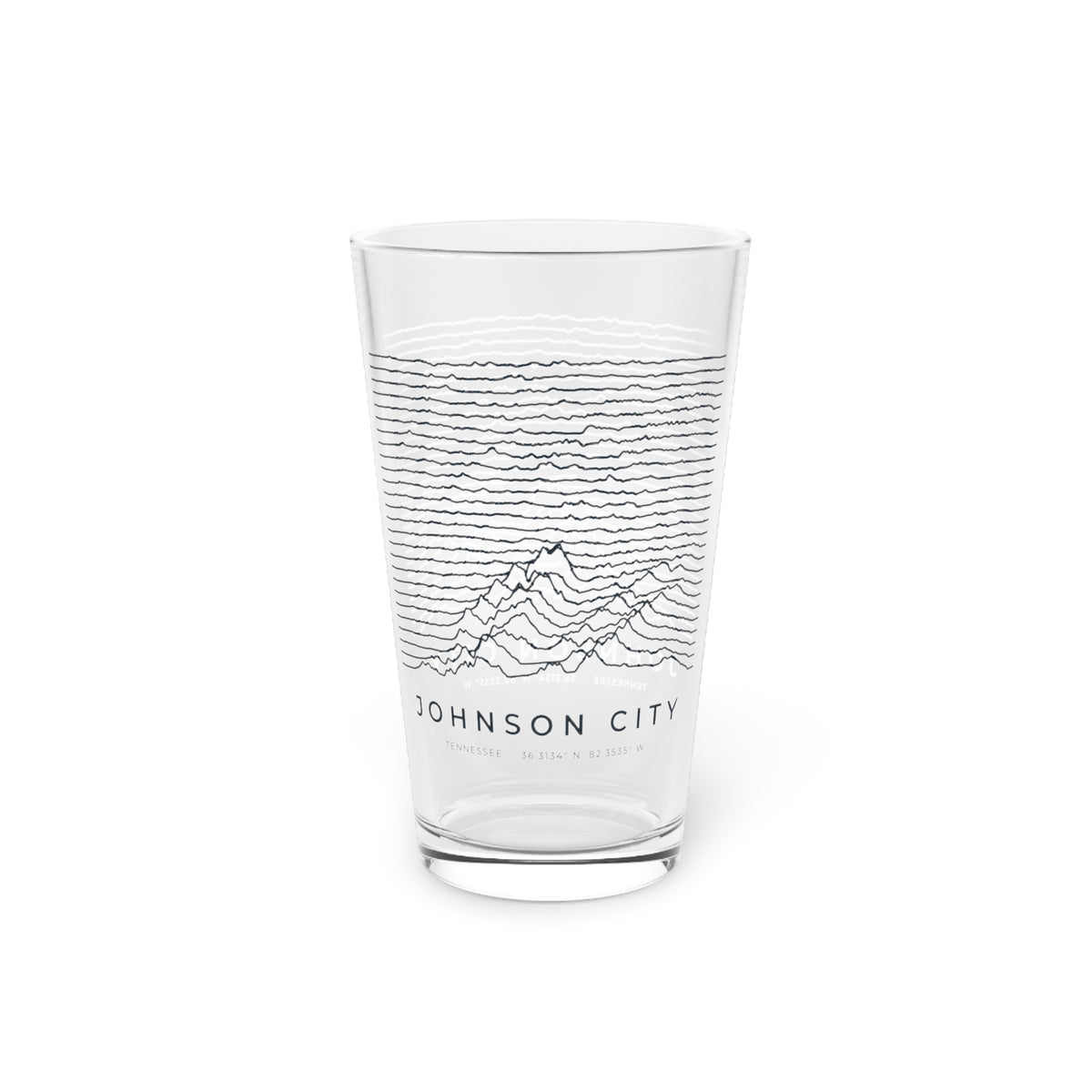 Johnson City Ridgeline Pint Glass