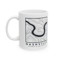 Nashville Topo Map Mug