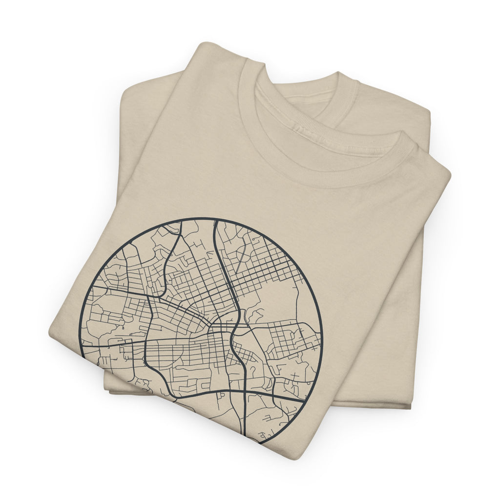 Johnson City Street Map T-Shirt