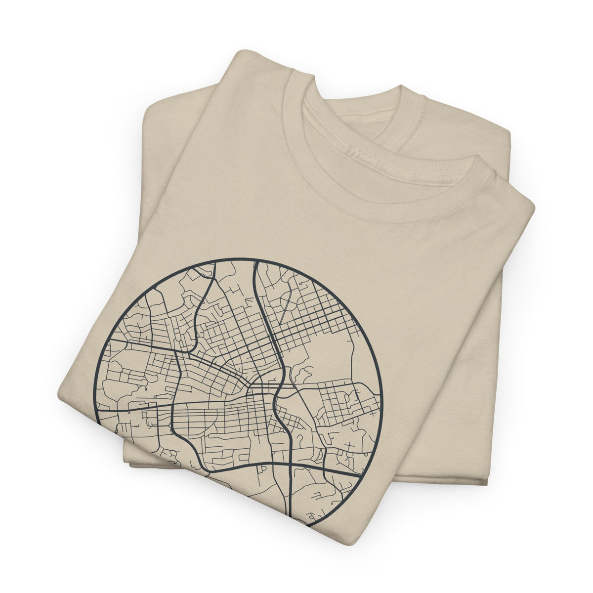 Johnson City Street Map T-Shirt