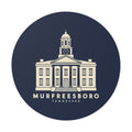 Murfreesboro Rutherford County Courthouse Sticker (Navy)