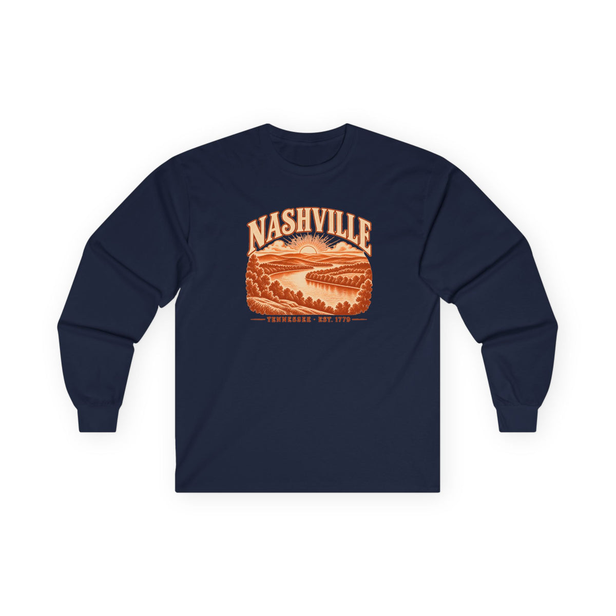 Nashville Engraved Valley Long Sleeve T-Shirt