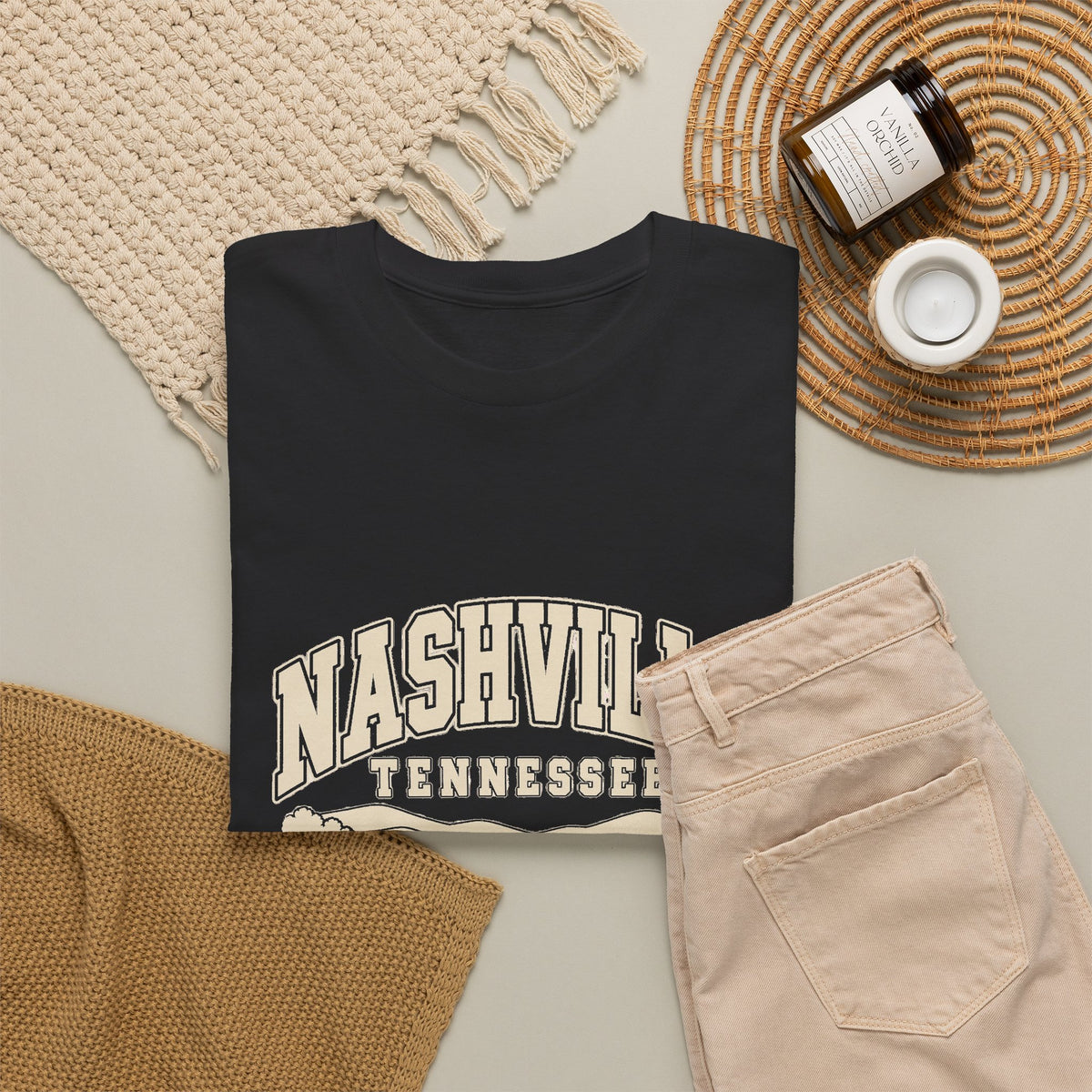 Nashville Vintage Varsity T-Shirt