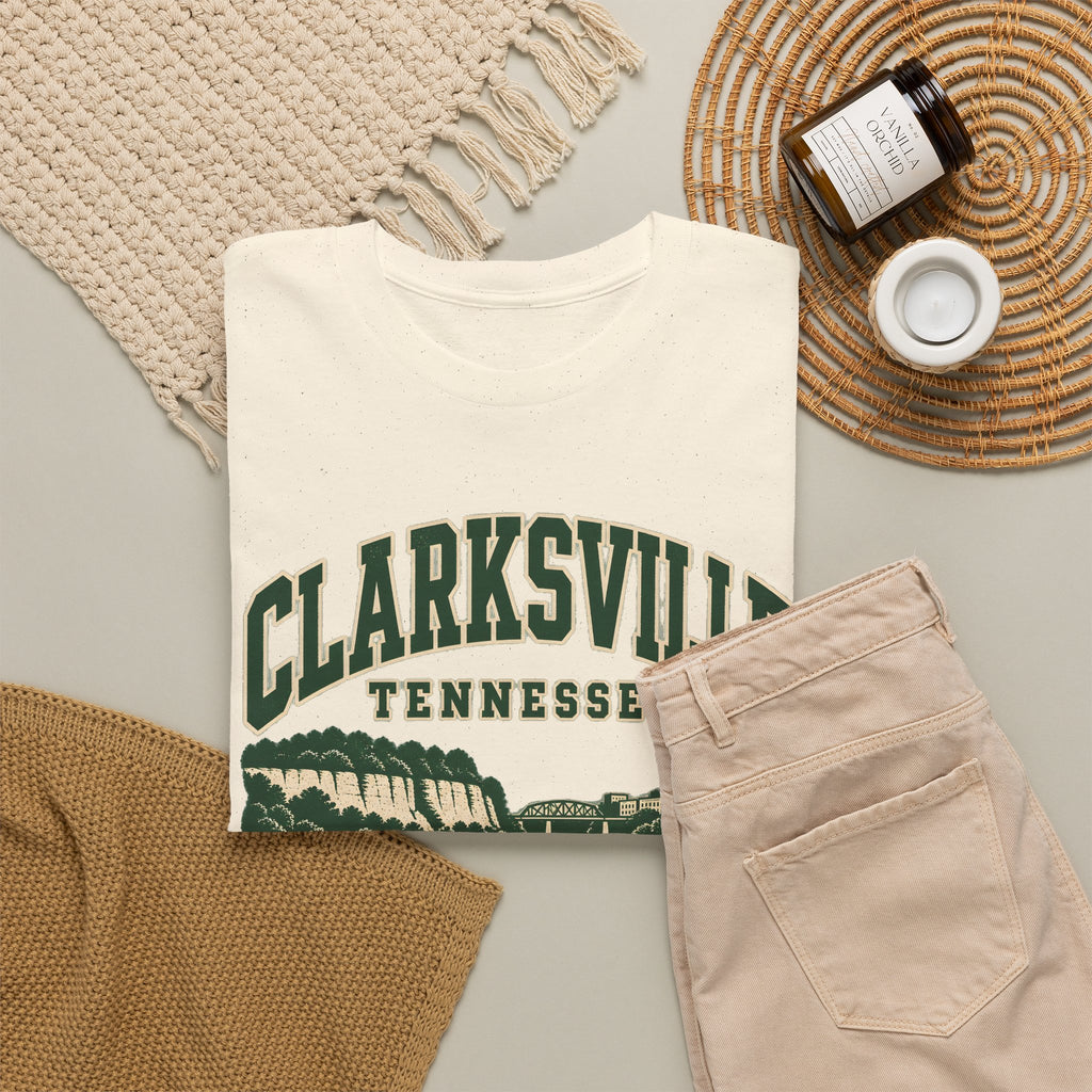 Clarksville Vintage Varsity T-Shirt